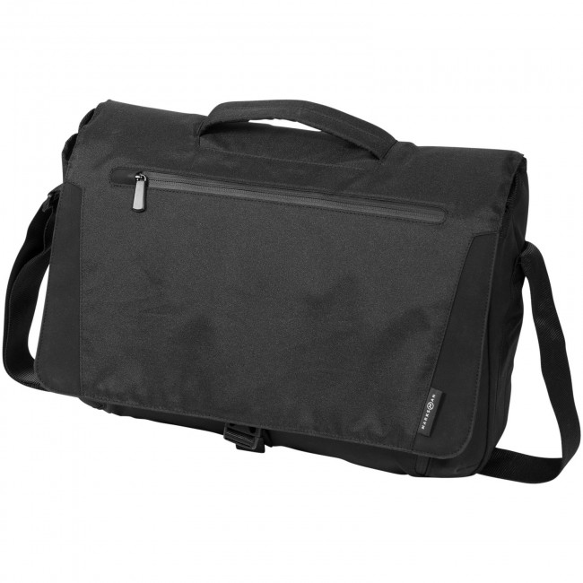 Promotional Deluxe 15.6'' laptop messenger bag