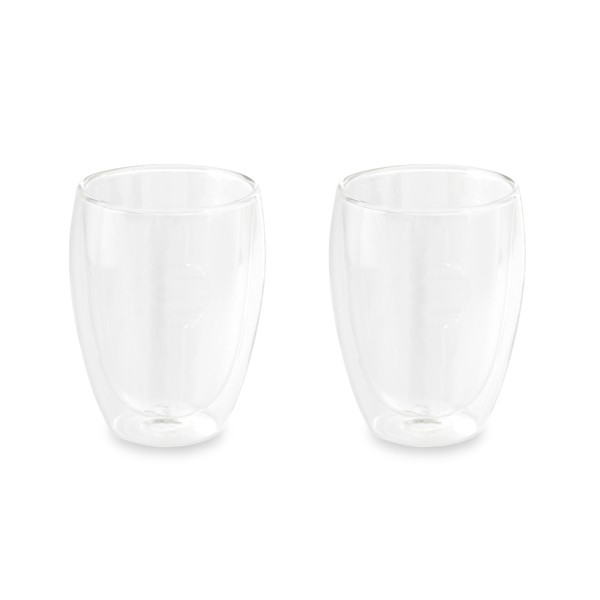 Promotional Machiato Set Of 2 Isothermal Glass Cups