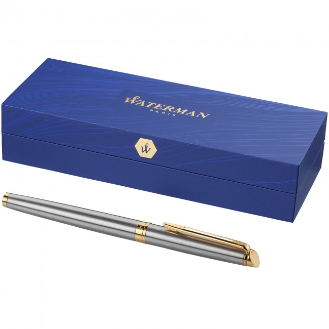 Promotional Hémisphère stainless steel rollerball pen - Image 1