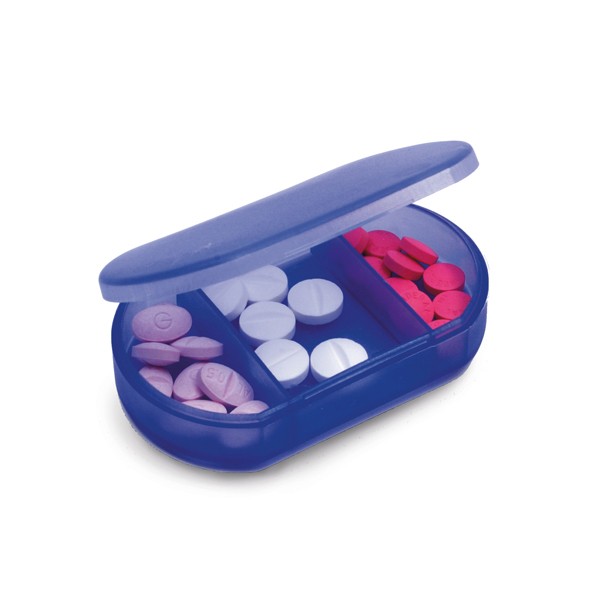 Promotional Pill Box With 3 Compartments