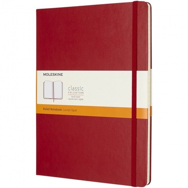 Promotional Classic XL hard cover notebook - ruled - Image 1