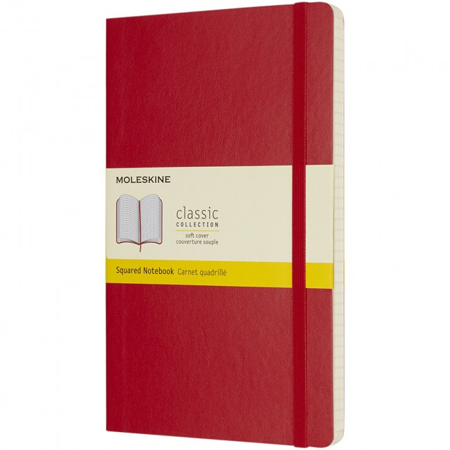 Promotional Classic L soft cover notebook - squared - Image 1