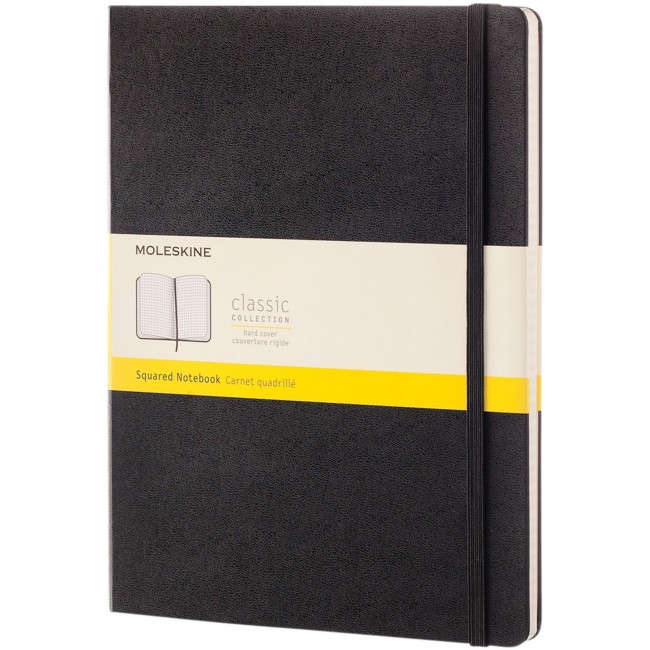 Promotional Classic XL hard cover notebook - squared - Image 3