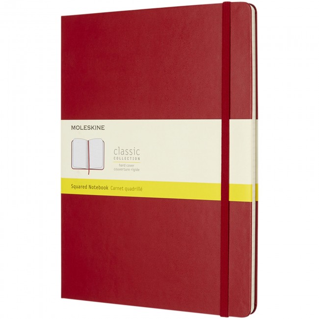 Promotional Classic XL hard cover notebook - squared - Image 1