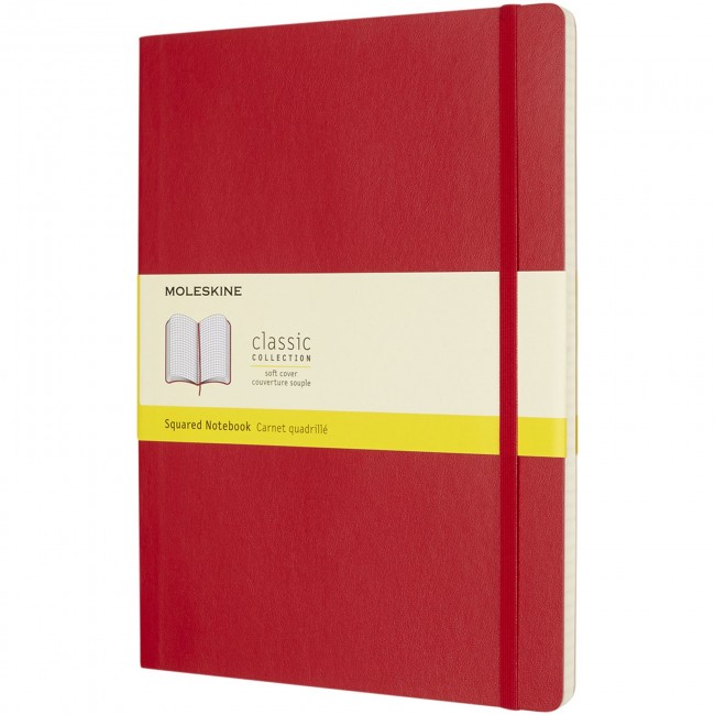 Promotional Classic XL soft cover notebook - squared - Image 1