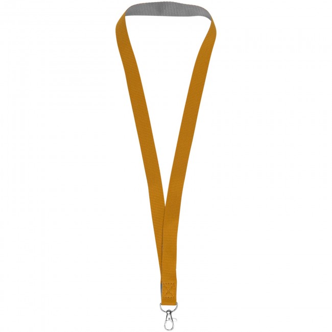 Promotional Aru dual-tone lanyard with Hook & Loop closure - Image 2