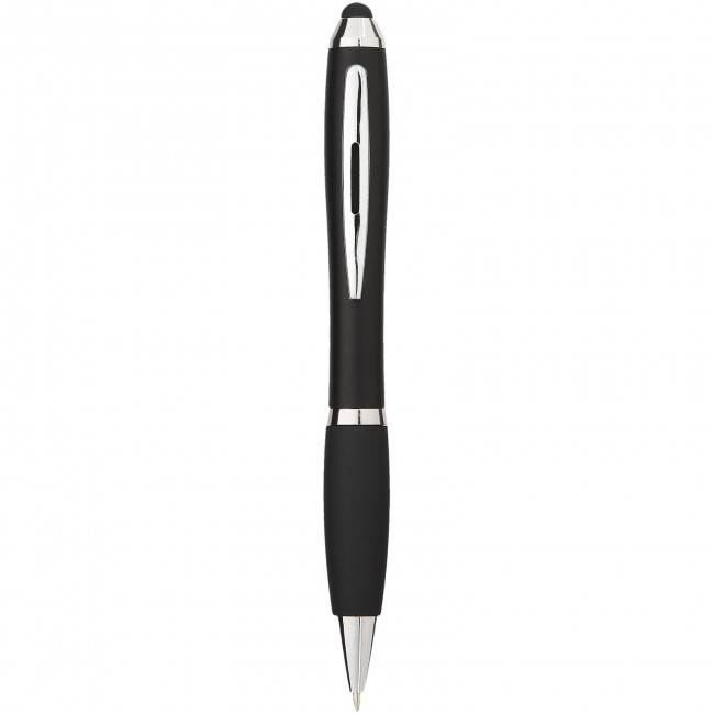 Promotional Nash coloured stylus ballpoint pen with black grip - Image 9