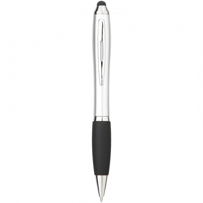 Promotional Nash coloured stylus ballpoint pen with black grip - Image 8