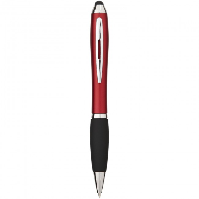 Promotional Nash coloured stylus ballpoint pen with black grip - Image 6