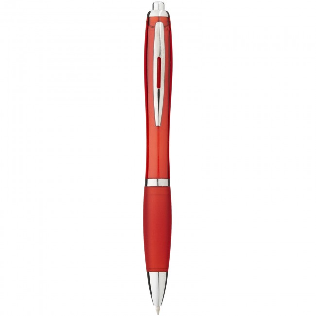 Promotional Nash ballpoint pen with coloured barrel and grip - Image 7