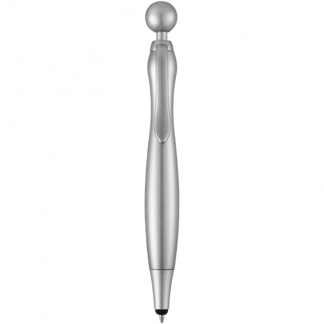 Promotional Naples ballpoint pen with ball-shaped clicker - Image 2