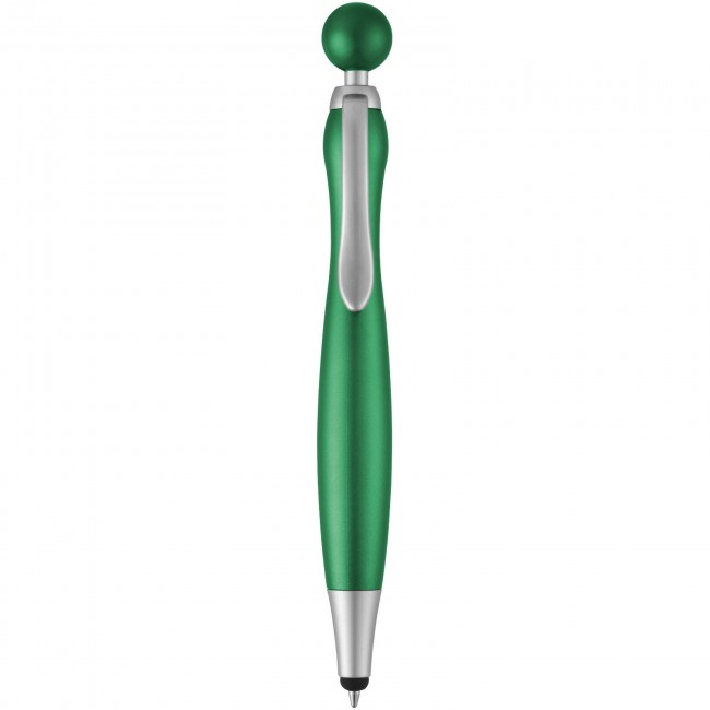 Promotional Naples ballpoint pen with ball-shaped clicker - Image 1