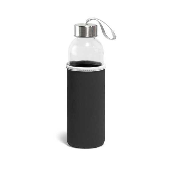 Promotional Raise Glass And Stainless Steel Sport Bottle 520ml