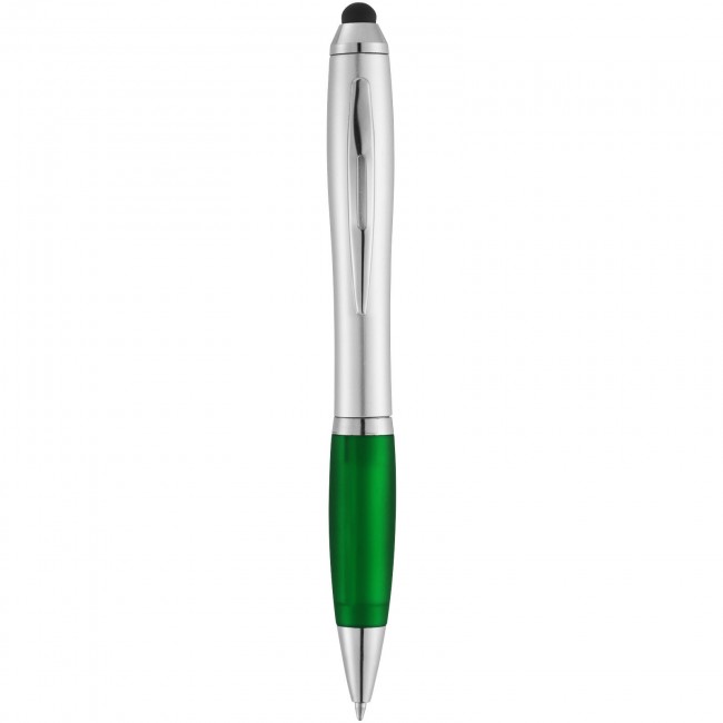 Promotional Nash stylus ballpoint pen with coloured grip - Image 4