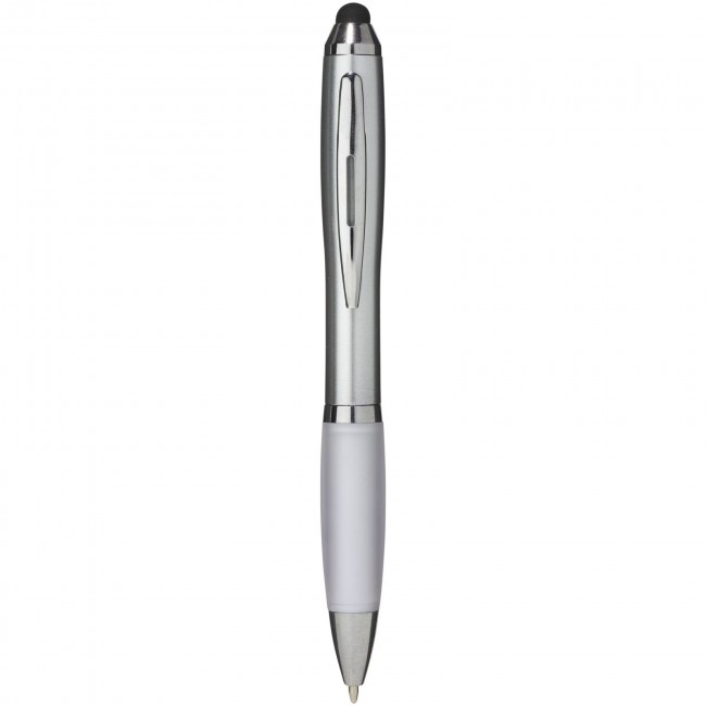 Promotional Nash stylus ballpoint pen with coloured grip - Image 2