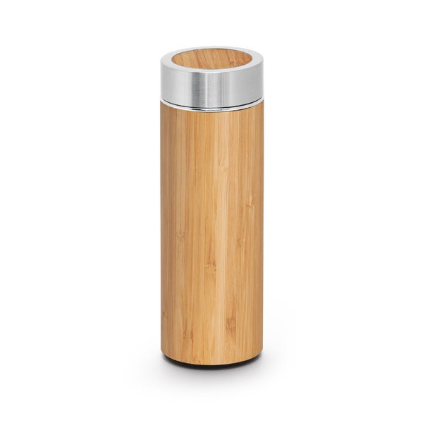 Promotional Bamboo And Stainless Steel Thermos 430ml