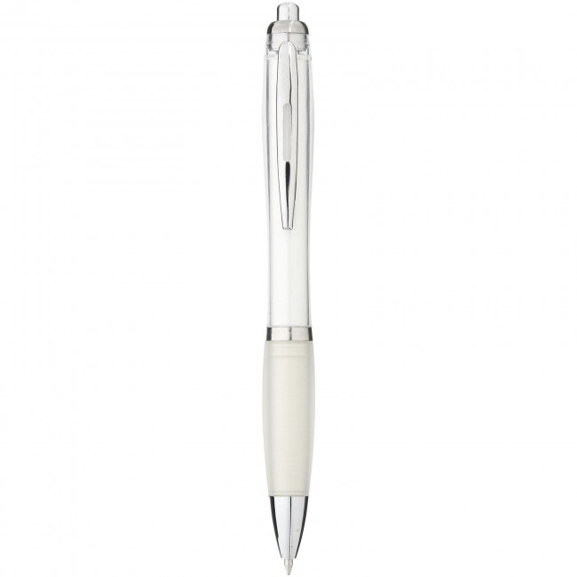 Promotional Nash ballpoint pen with coloured barrel and grip - Image 9