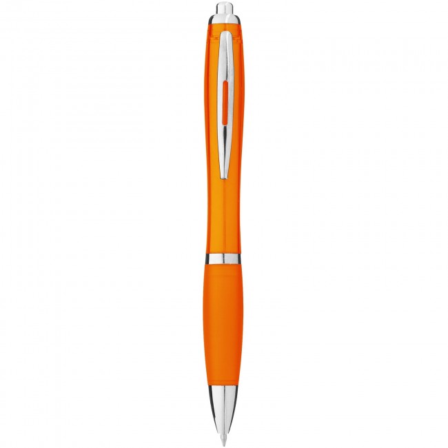 Promotional Nash ballpoint pen with coloured barrel and grip - Image 3