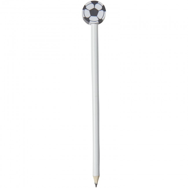 Promotional Goal pencil with football-shaped eraser - Image 3