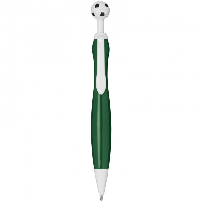 Promotional Naples ballpoint pen with football-shaped clicker - Image 2