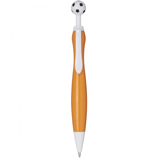 Promotional Naples ballpoint pen with football-shaped clicker - Image 1