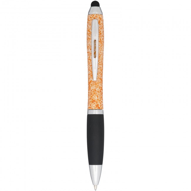 Promotional Nash speckled ballpoint pen with stylus - Image 2