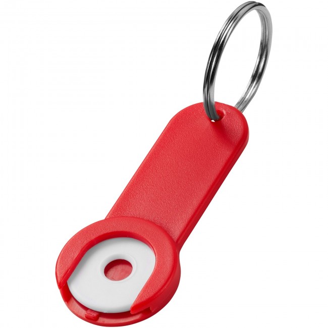 Promotional Shoppy coin holder keychain - Image 3