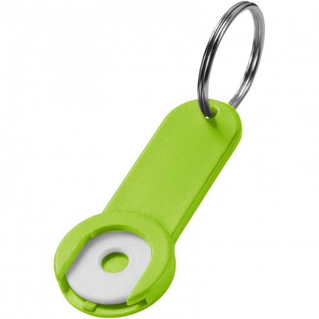 Promotional Shoppy coin holder keychain - Image 2