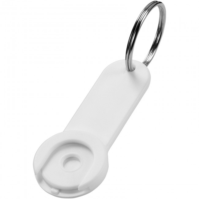 Promotional Shoppy coin holder keychain - Image 1