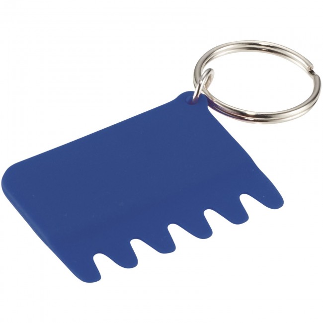 Promotional Silicone Keyboard Brush and Key Ring - Image 3