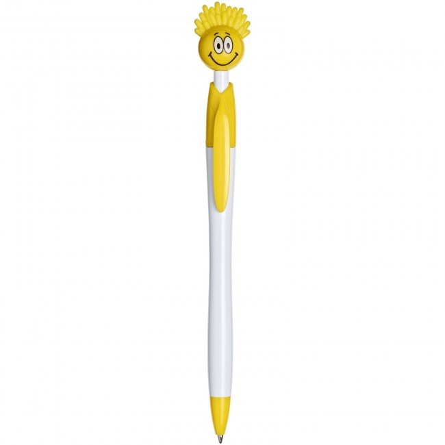 Promotional Smiley ballpoint pen-BK - Image 1