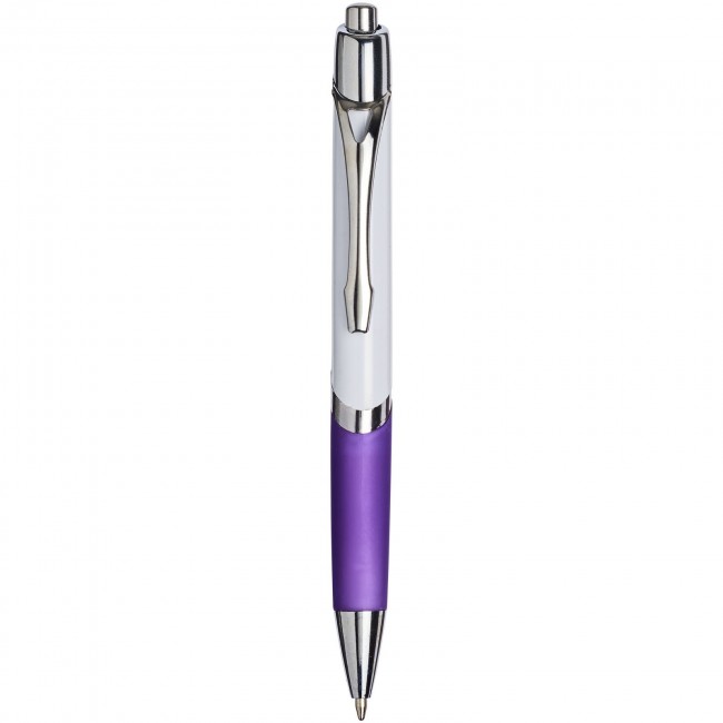 Promotional Ellipse ballpoint pen with white barrel - Image 1