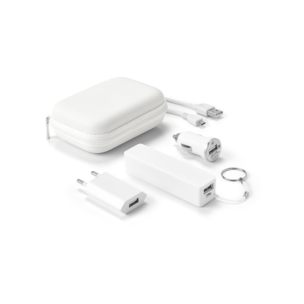 Promotional Battery & USB Charger Set