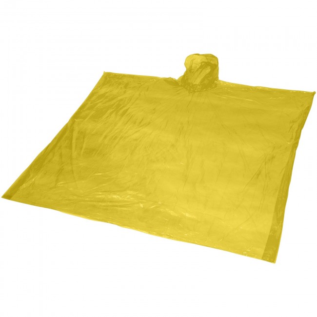 Promotional Ziva disposable rain poncho with pouch - Image 1