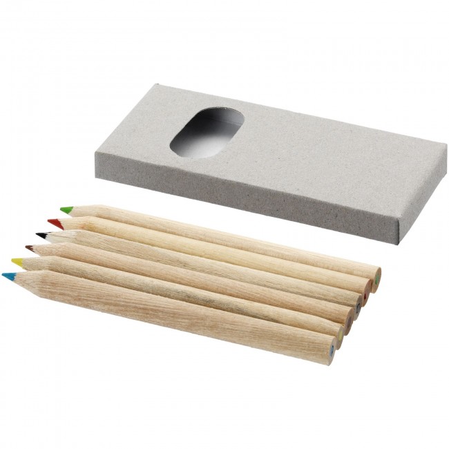 Promotional Ayola 6-piece coloured pencil set