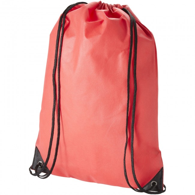 Promotional Evergreen non-woven drawstring backpack - Image 1