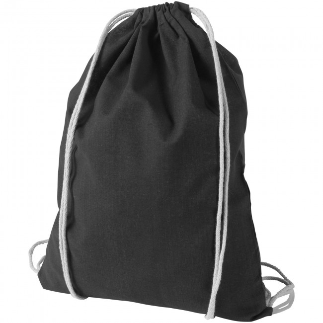 Promotional Oregon cotton drawstring backpack - Image 8