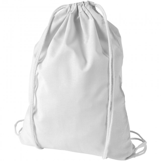 Promotional Oregon cotton drawstring backpack - Image 7