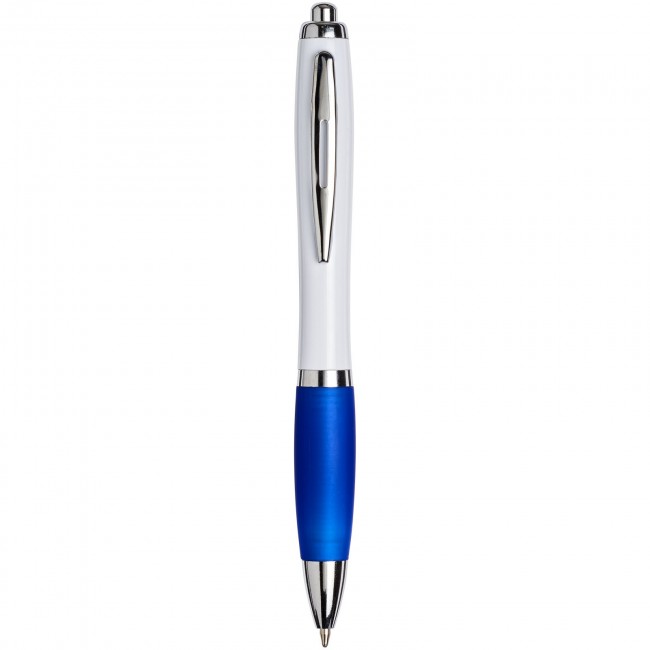 Promotional White Curvy Ballpen : White: - Image 7