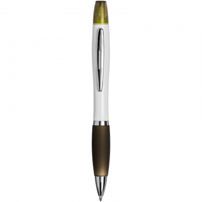 Promotional Curvy ballpoint pen with highlighter - Image 5