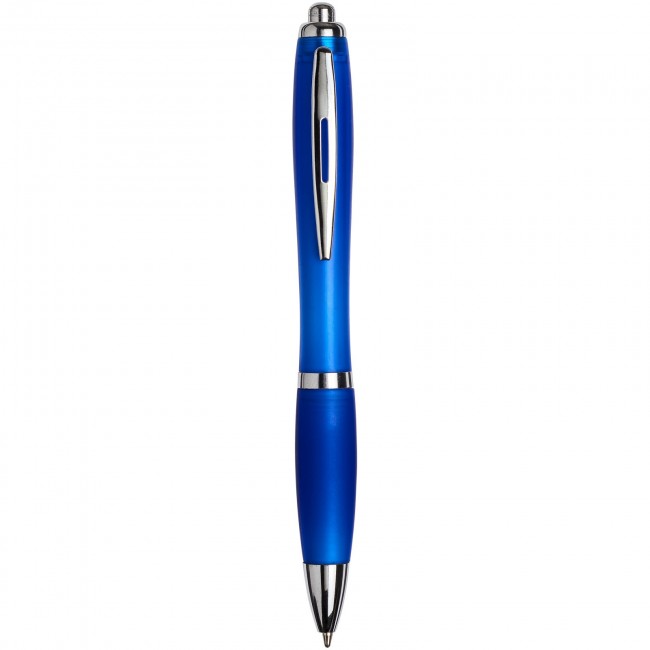 Promotional Frosted Curvy ballpoint pen-WH - Image 5