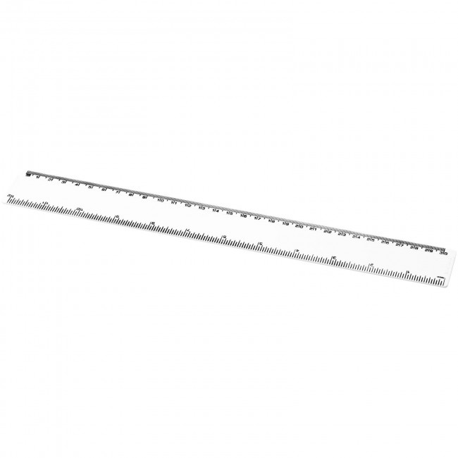 Promotional Renzo 30 cm plastic ruler - Image 4