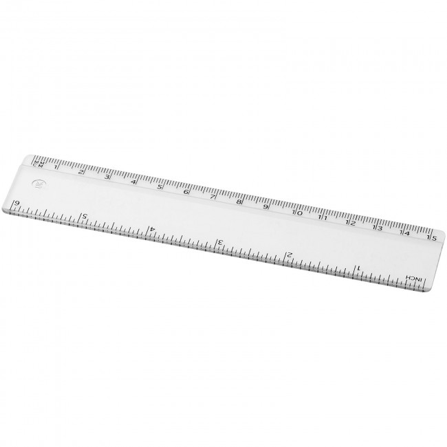 Promotional Renzo 15 cm plastic ruler - Image 9