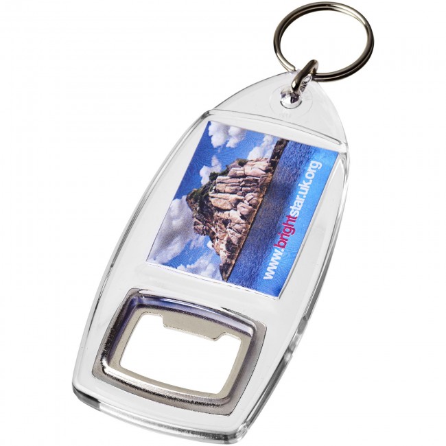 Promotional Jibe R1 bottle opener keychain