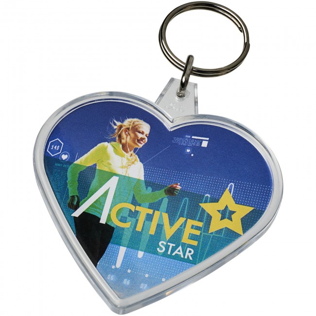 Promotional Combo heart-shaped keychain