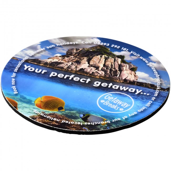 Promotional Q-Mat® round coaster