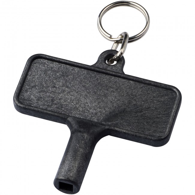 Promotional Largo plastic radiator key with keychain - Image 4