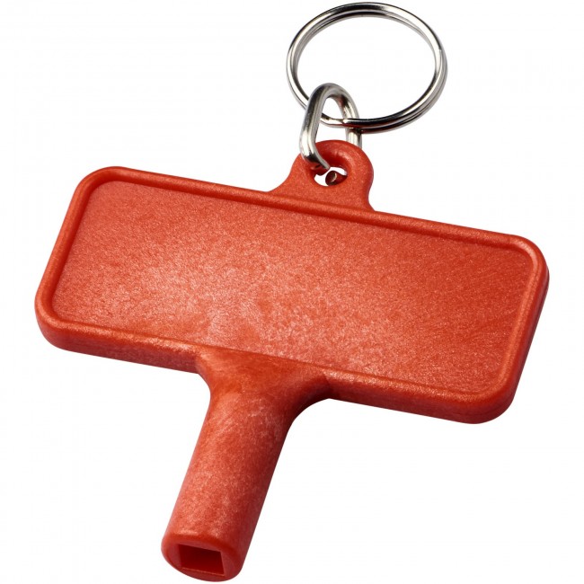 Promotional Largo plastic radiator key with keychain - Image 2