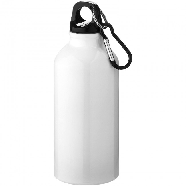 Promotional Oregon 400 ml sport bottle with carabiner - Image 1