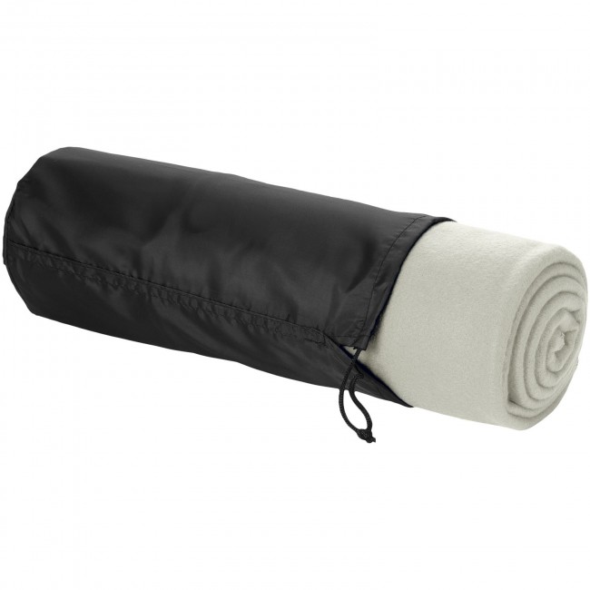 Promotional Huggy fleece blanket with drawstring carry pouch - Image 8